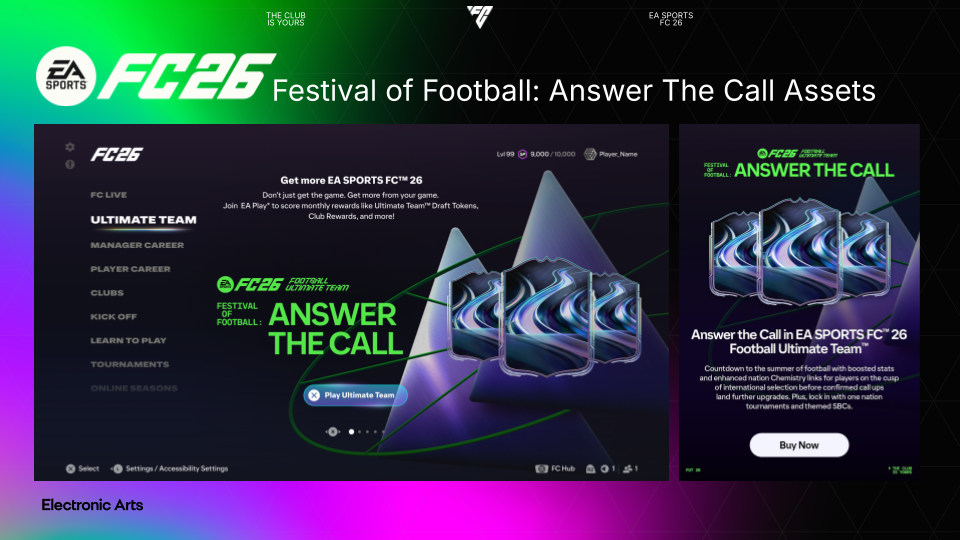 FC26 Festival of Football: Answer The Call